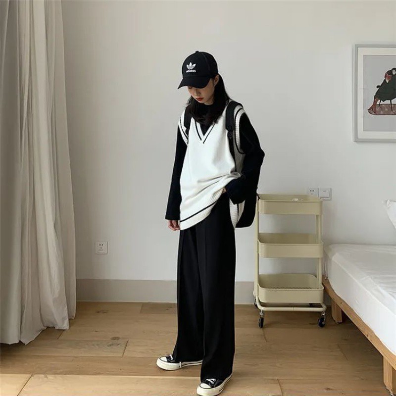 [SẴN] Áo gile len nữ Ulzzang Quảng Châu AGL12 | BigBuy360 - bigbuy360.vn