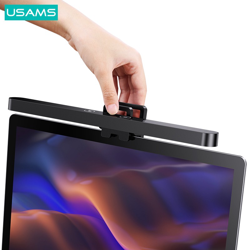 [Mã LIFEHLDEC giảm 10% đơn 99k] Đèn LED USAMS Chiếu Sáng Treo Màn Hình Máy Tính/Notebook/Laptop