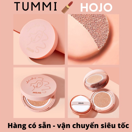 Cushion HOJO - Phấn nước chính hãng, che khuyết điểm, dưỡng ẩm cao và tạo lớp nền siêu mướt mịn