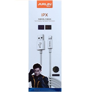 CÁP ARUN IPHONE X - 2.4A MAX FULL BOX