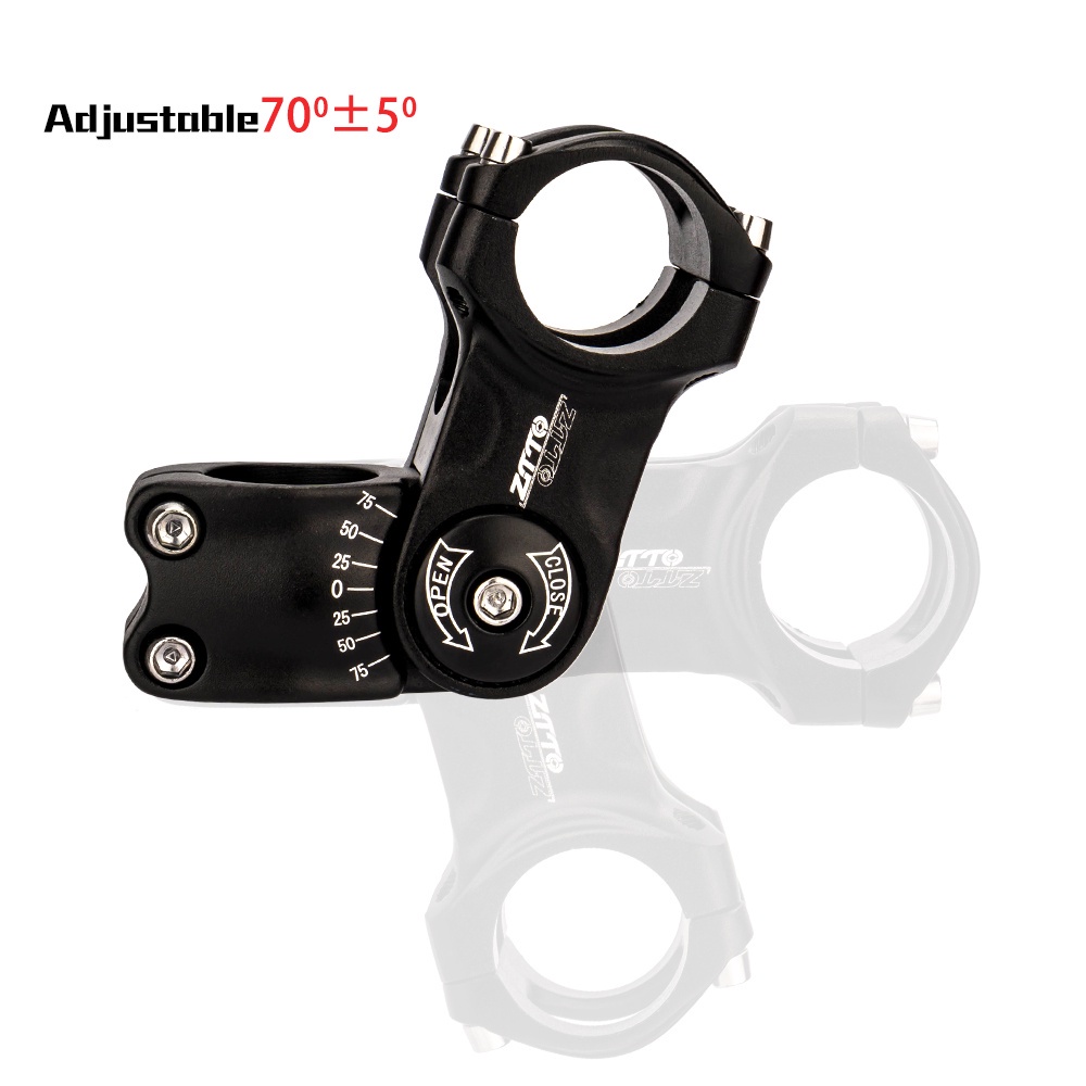 Pô tăng 70 độ 90mm 110mm x 31.8mm ZTTO chuyên dụng cho xe đạp leo núi 28.6mm xc