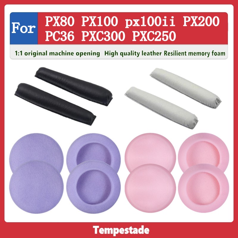 Vỏ Bọc Đầu Tai Nghe Bằng Cotton Cho Sennheiser px80 PX100 px100ii px200 PC36 PXC300 PXC250