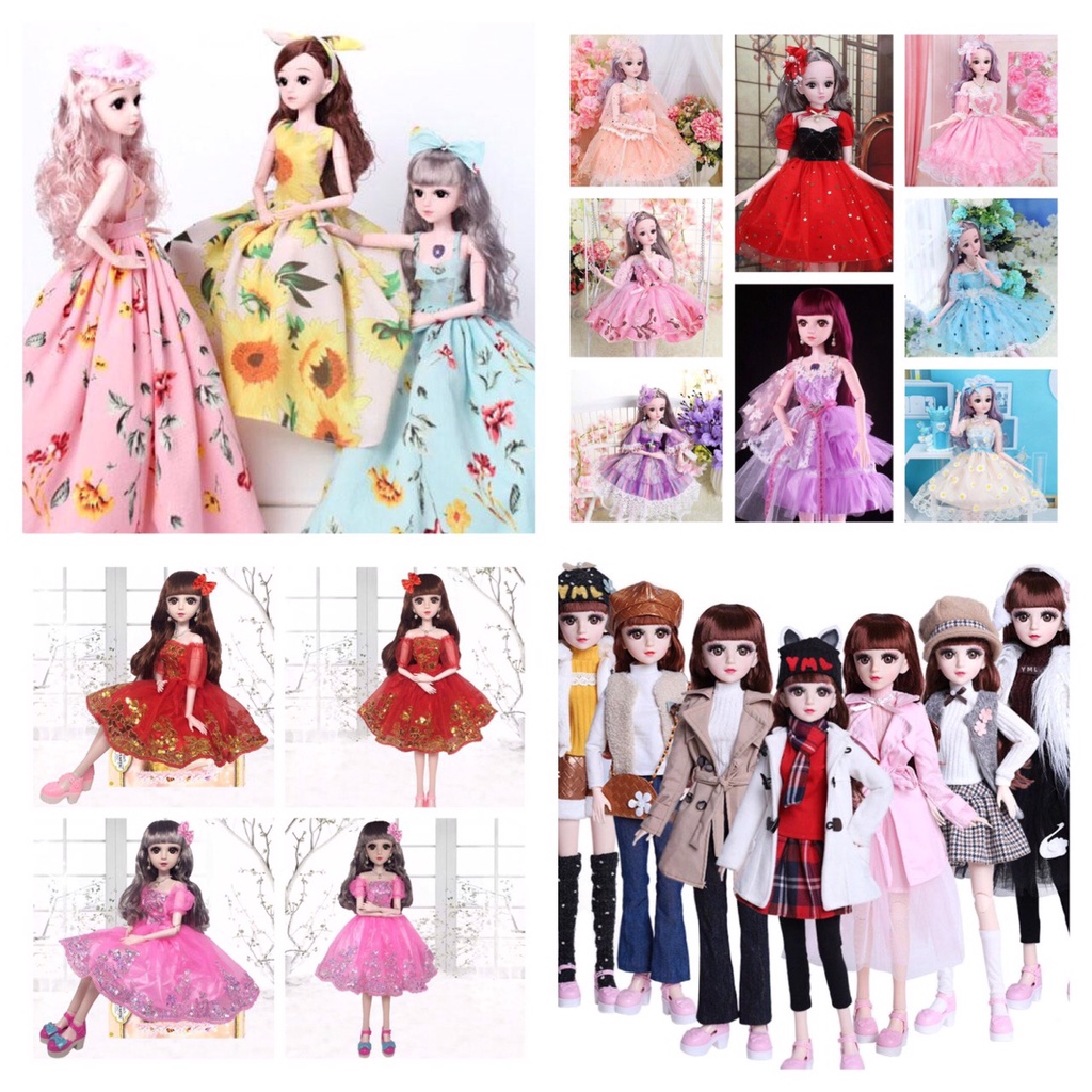 ( SIÊU RẺ ) Búp Bê BJD 18 Khớp Mắt 3D Cao 60cm - Với Nhiều Mẫu Xinh Đẹp Dành Cho Bé Gái