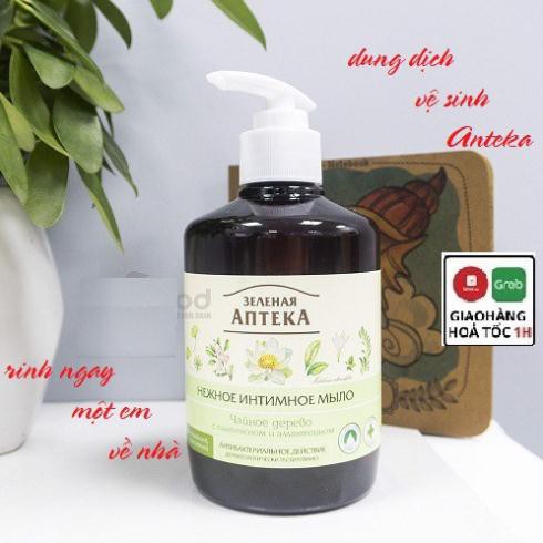 Dung dịch vệ sinh Apteka Nga [CHÍNH HÃNG] 3 MÙI 370ml - Dạng Gel - Cho cô bé thêm khỏe mạnh - thơm nhẹ nhàng mềm mịn