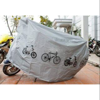 Bạt phủ xe máy có hình