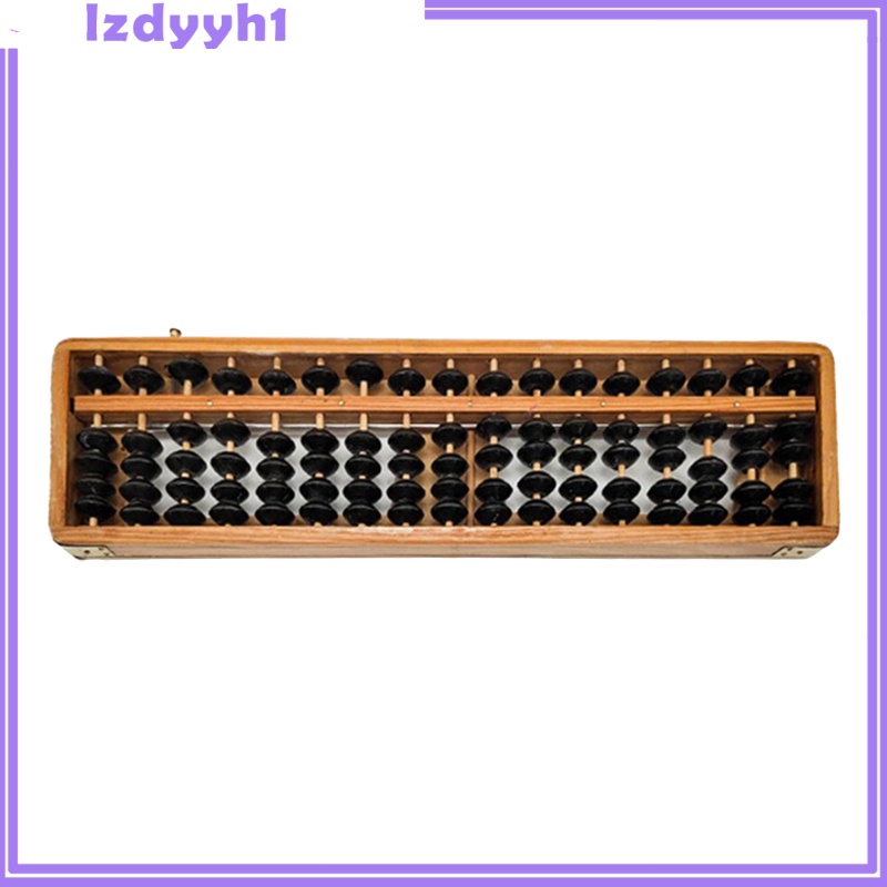 JoyDIY 17 Rods Standard Wooden Abacus Soroban Chinese Calculator Mathematics Tool