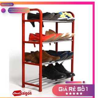 RẺ VÔ ĐỊCH Kệ giày dép 4 tầng tiết kiệm không gian - đẹp mắt