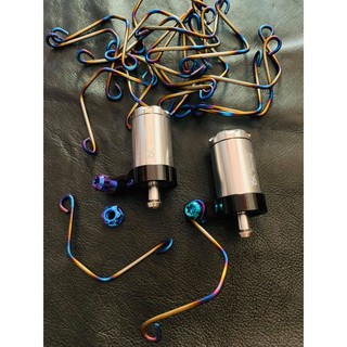 combo binh dầu CNC , gọng titan ,luôn ốc tán titan