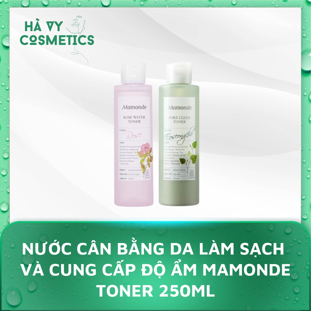 Nước Cân Bằng Da Làm Sạch và Cung Cấp Độ Ẩm Mamonde Toner 250ml