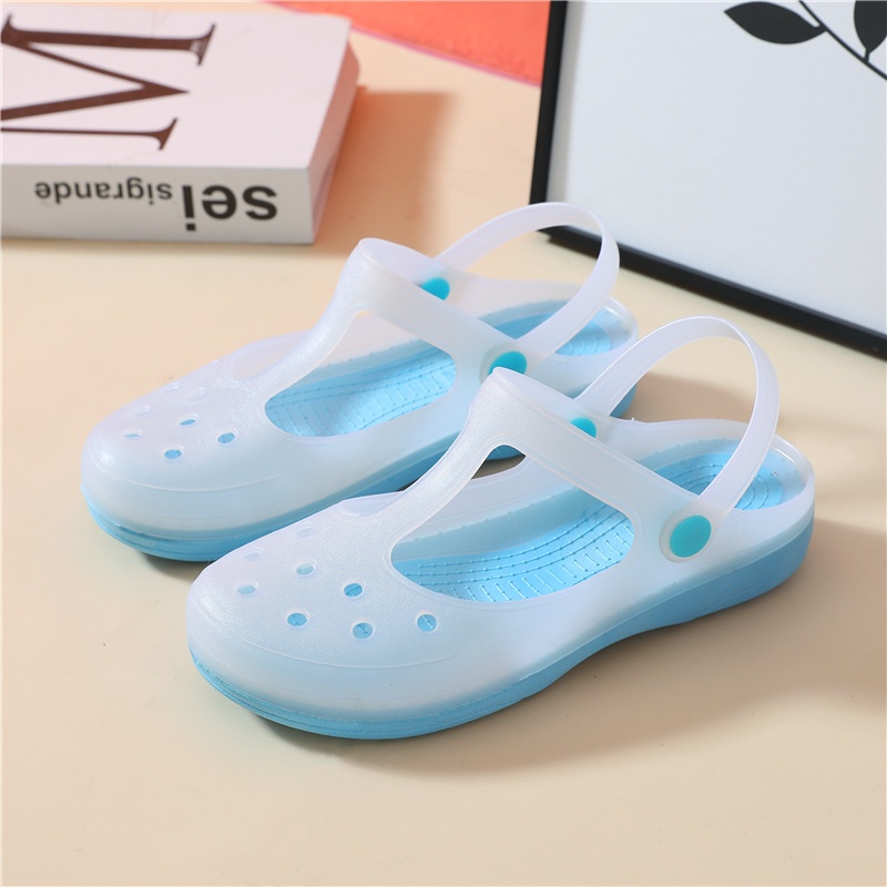 [HÀNG MỚI] Sục nữ họa tiết hoa lá, sục hoa nữ chất liệu PVC mềm, nhẹ, chống trơn trượt