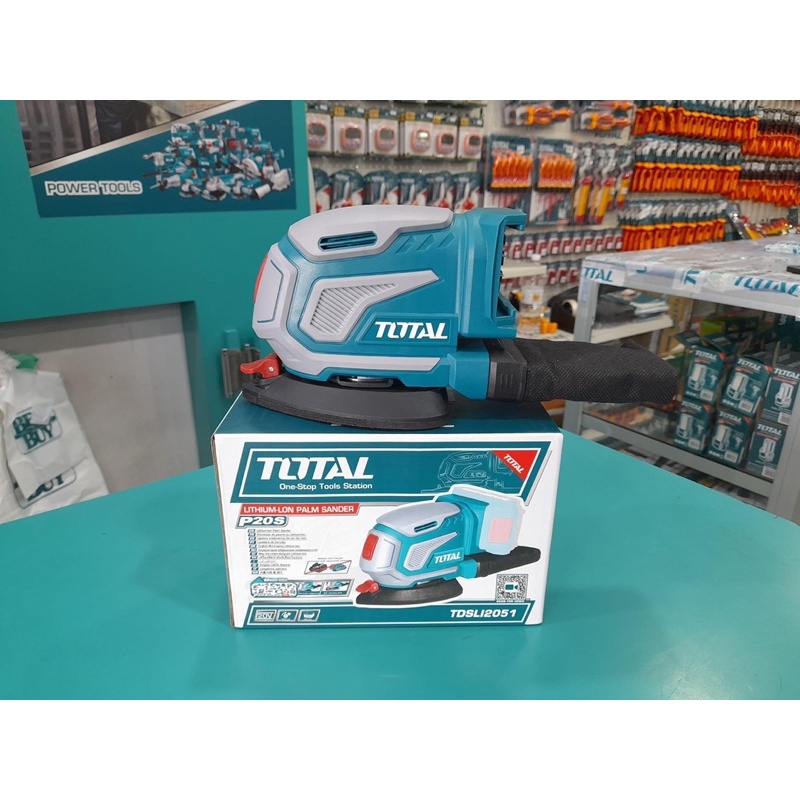 TOTAL Máy chà nhám dùng pin Lithium-Ion 20V TDSLI2051