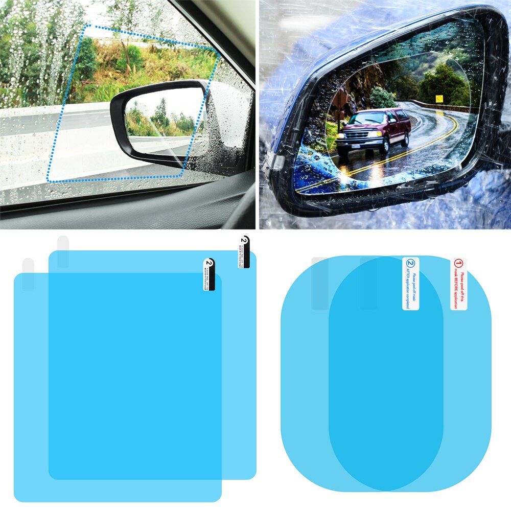 SET 2 Miếng dán gương chiếu hậu ô tô (PK168) Tấm dán chống đọng nước, gương chiếu hậu xe hơi
