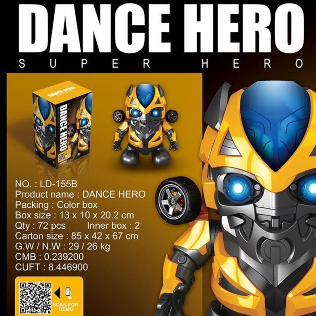 Đồ chơi cho bé-Robot Nhảy Múa - Bumblebee Dance Hero -dc3883