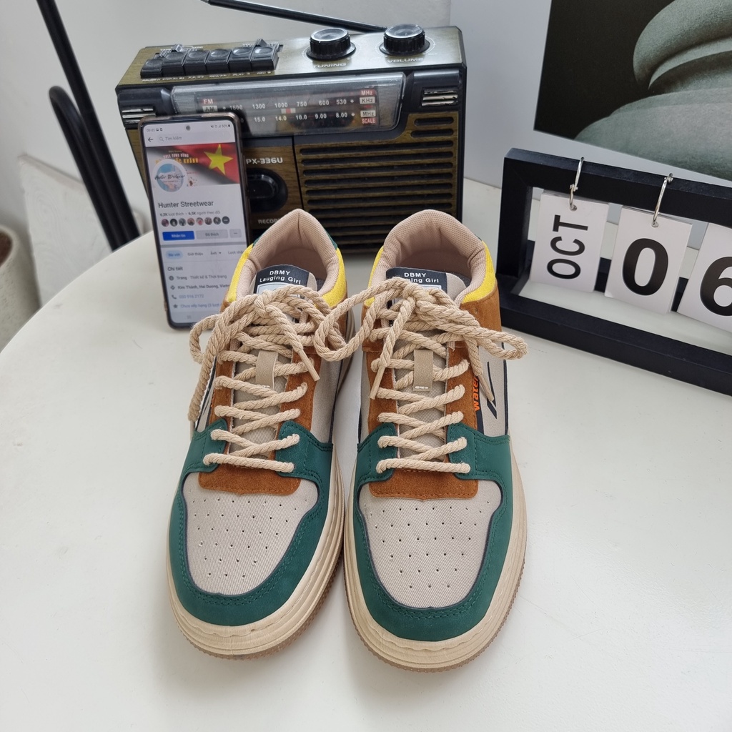 Sneakers NAM - SIZE 39-44 Thiết kế Dây Thừng độc đáo, đế êm, phối màu độc lạ HT.S1
