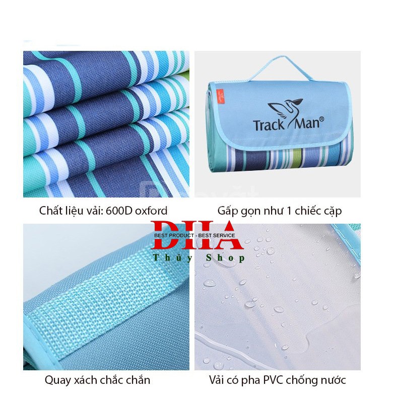 Thảm du lịch gấp gọn DHA, Thảm picnic dã ngoại chống thấm nước cao cấp.GIAO MÀU NGẪU NHIÊN. | BigBuy360 - bigbuy360.vn