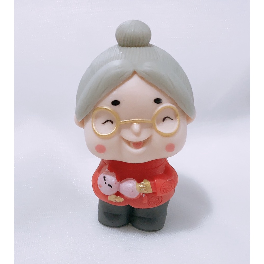 5 cụ ông,cụ bà trang trí bánh kem