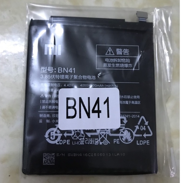 Pin Xiaomi Redmi Note 4 BN41 Dung Lượng 4100mAh Zin