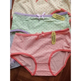 Set 5 quần lót coton chấm bi kute