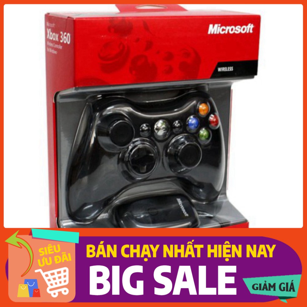 [FREE SHIP] 💥[CHÍNH HÃNG - BẢO HÀNH 1 NĂM  ]💥Tay Cầm Chơi Game Xbox 360 Hỗ trợ tất cả các thiệt bị Android , PC , PS3,