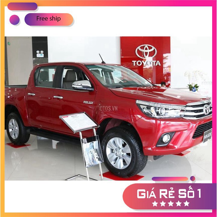 Logo chụp mâm, ốp lazang BVBánh sau xe ô tô Toyota Hilux đời từ 2016 đến 2020 (Đường kính 14cm, cao 4cm) - TY-290 BVB