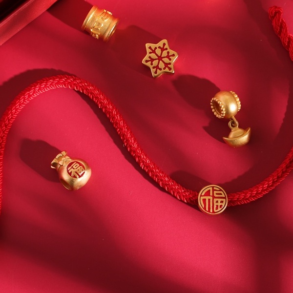 Hạt Làm Vòng Tay diy Phong Cách Dân Tộc Trung Hoa Màu Sắc