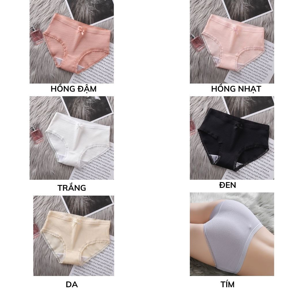 Quần lót nữ ren cotton kháng khuẩn sexy dễ thương cute ( được chọn màu) JOCOSI B08 | BigBuy360 - bigbuy360.vn
