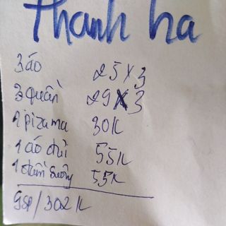 Quần áo các loại thanhhakoi