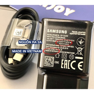 Củ Sạc Nhanh Samsung S8/S9 Chính Hãng Vietnam Hỗ Trọ Điện Thoại Cổng Type C