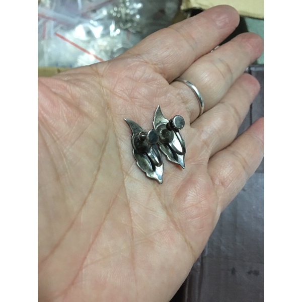 Đôi hoa tai kẹp họa tiết si tuyển Nhật