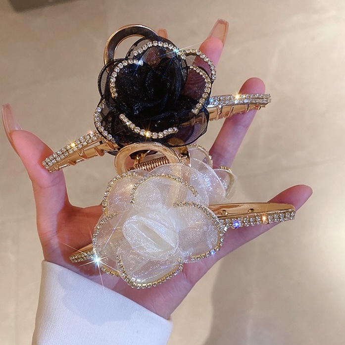 Kẹp Tóc Hình Hoa Cỡ Lớn Thời Trang Mùa Hè Xinh Xắn Cho Nữ