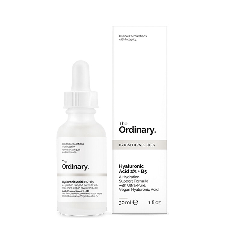 Tinh chất Hyaluronic Acid 2% + B5 Hydration 30ml dưỡng ẩm cho da mặt mịn màng trẻ trung thương hiệu THE ORDINARY