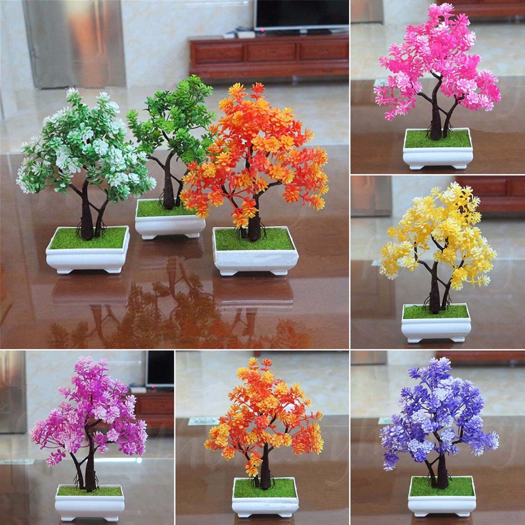 Cây bonsai giả trang trí nội thất đẹp mắt