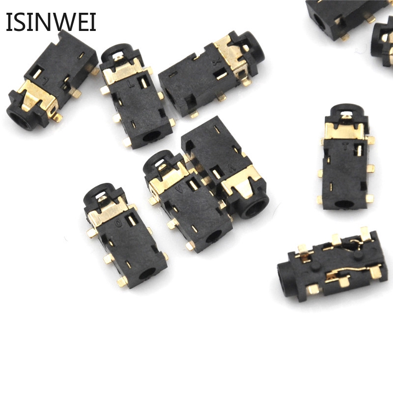 5 Đầu nối audio tai nghe 6pin 2.5mm PJ242 SMT SMD