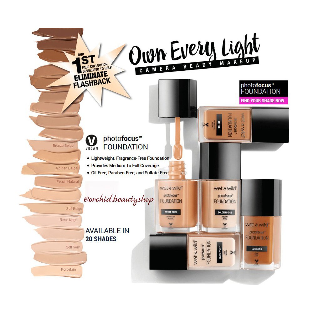 Kem Nền Cho Lớp Nền Hoàn Hảo Wet N Wild Photo Focus Foundation | BigBuy360 - bigbuy360.vn