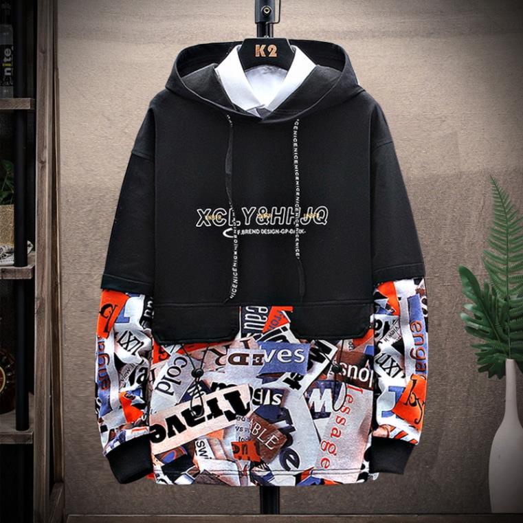 Áo Hoodie Unisex Mùa Hè Nam Nữ Dài Tay Có Mũ Họa Tiết Chữ Phong Cách Trẻ Trung Thời Trang MixxStore TOP NAM 1000200
