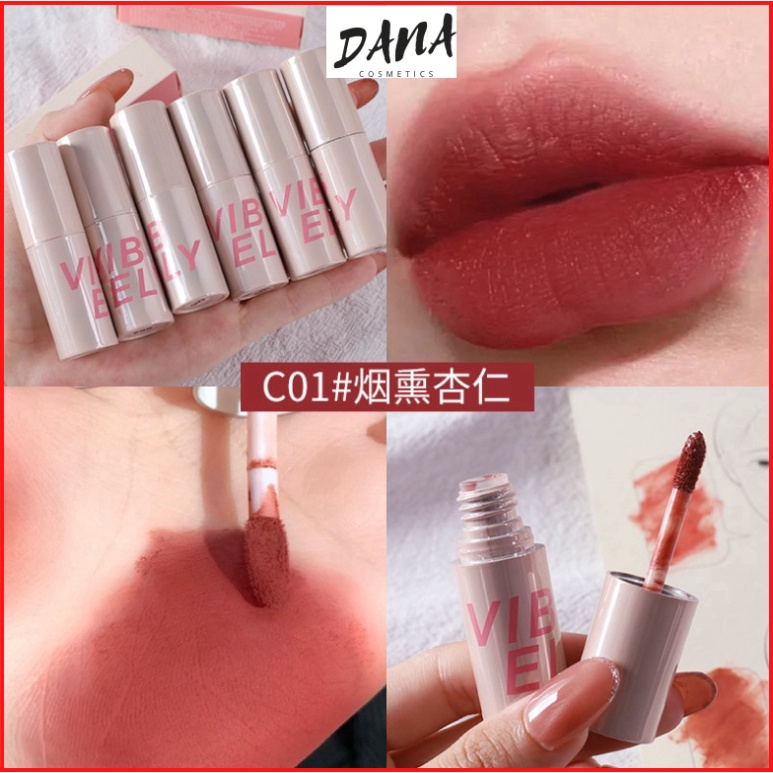 Son Kem Vibely Màu Lì Tông Tươi Tắn Trẻ Trung Cá Tính Nội Địa Trung DANA