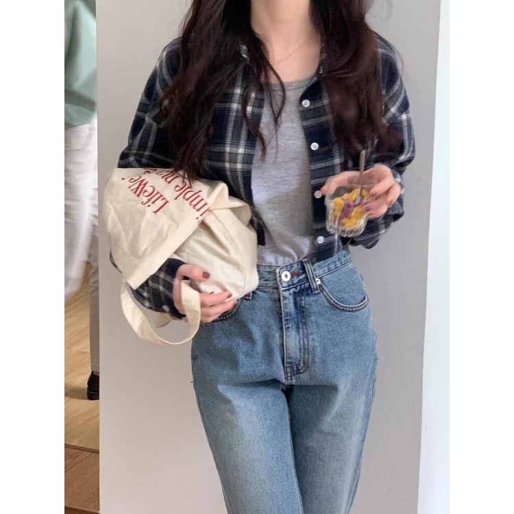 Áo Sơ Mi Nữ Dài Tay Cổ Bẻ Thời Trang Hàn