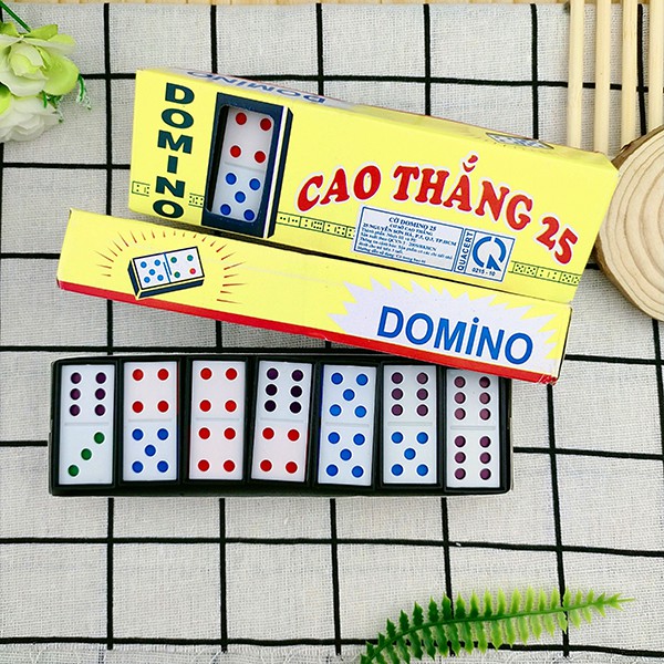 Bộ đồ chơi cờ Domino bằng nhựa ✓Giá rẻ ✓Vui nhộn