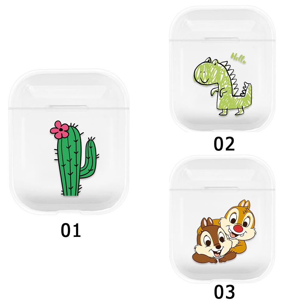 Vỏ nhựa cứng in hoạt hình bọc bảo vệ tai nghe bluetooth Airpods 1/2