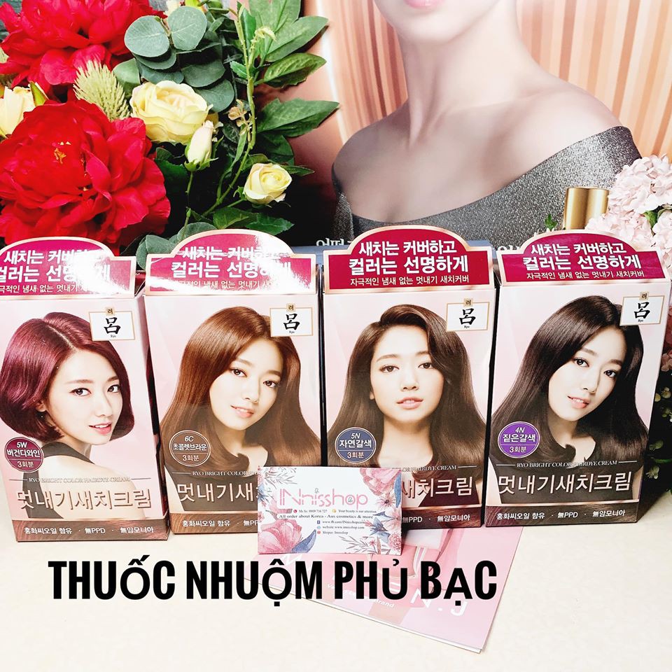 Thuốc nhuộm tóc cho tóc bạc Ryo Premium