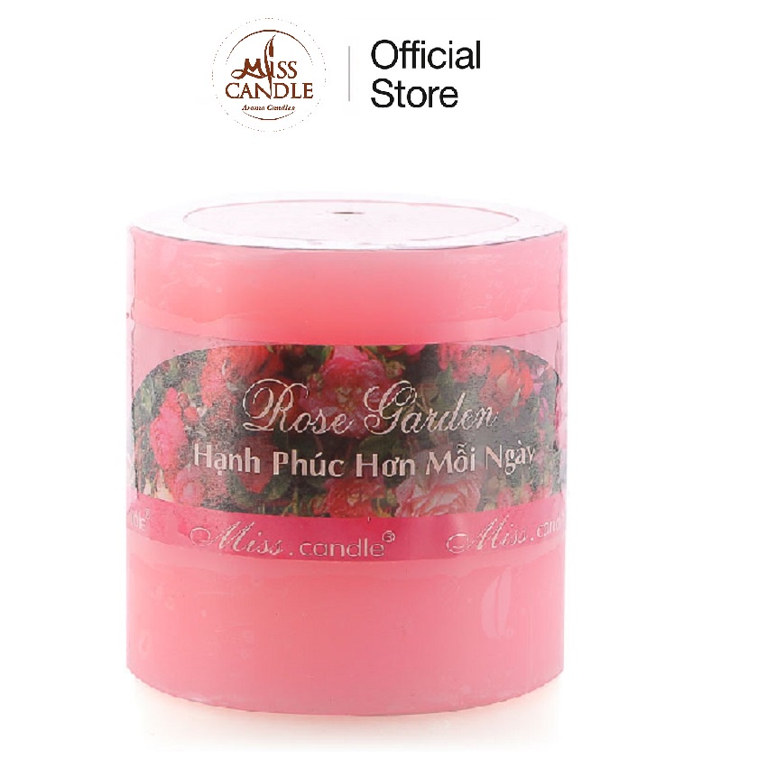 Nến thơm trụ tròn D6H6 Miss Candle MIC0826 6 x 6 cm (Chọn màu)