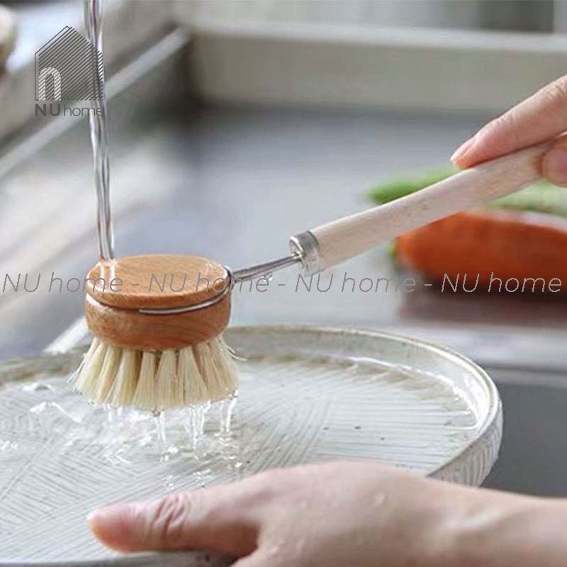 nuhome.vn | Cây rửa chén phong cách Nhật - Juki, cọ chén bằng gỗ, tiện dụng An toàn cho da tay