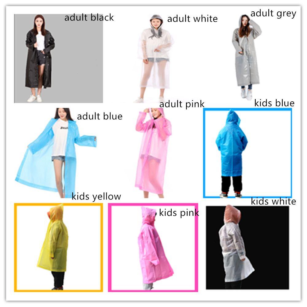 Áo Mưa Poncho Siêu Bền Tiện Dụng Cho Người Lớn