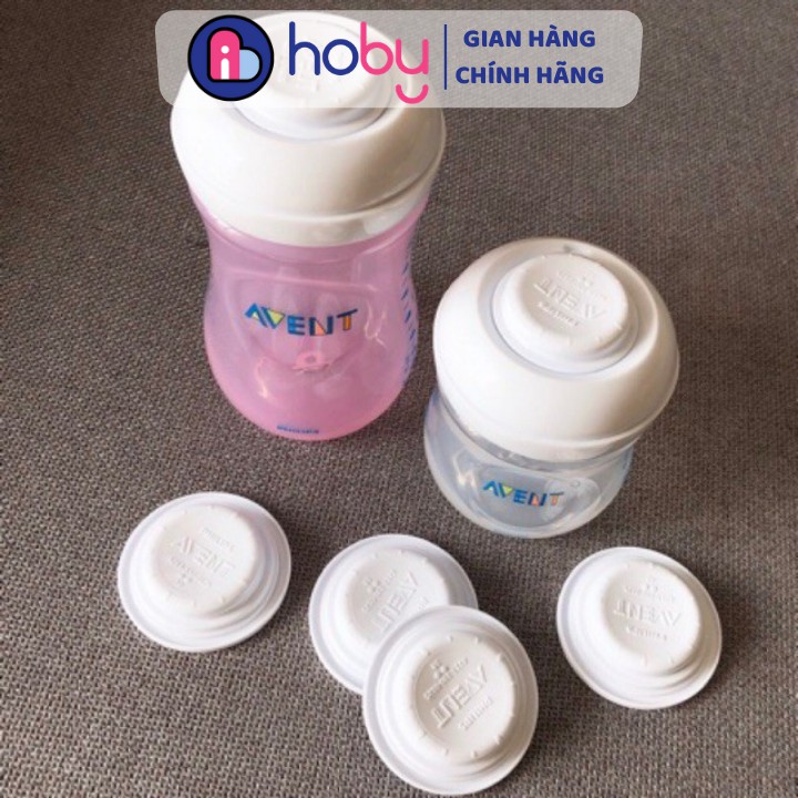 Nắp chặn cho bình sữa Philips Avent Natural chính hãng - Nắp đậy bình sữa chống tràn an toàn cho bé không BPA [HOBY]