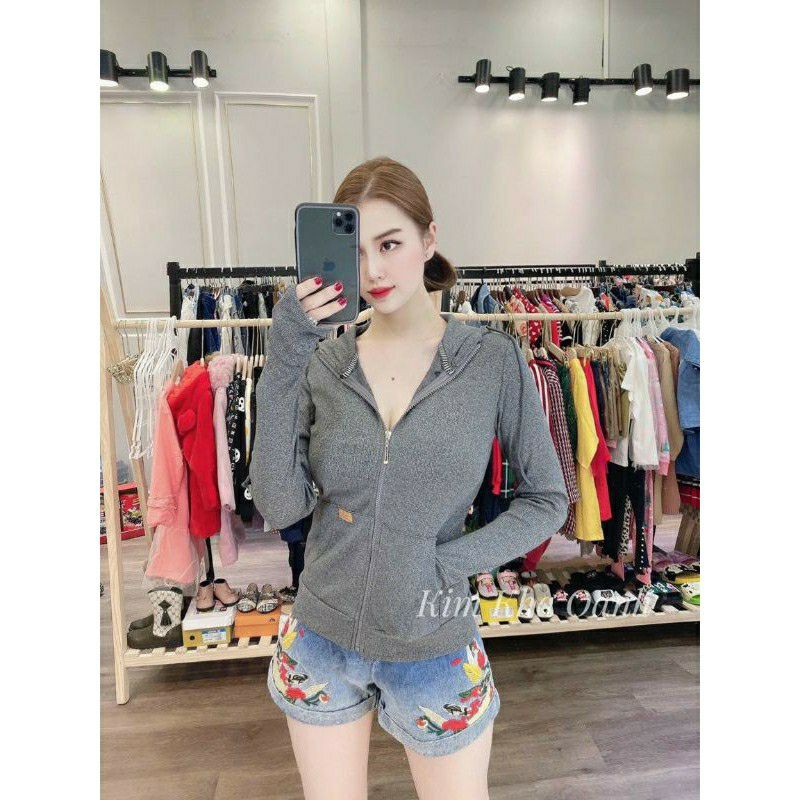 [Nhiều Màu] Áo khoác Nữ Thun Gân. Áo Khoác Chống Nắng Nữ Form Ôm Nhẹ Cao Cấp [Thun Gân Phối Viền Tay H155]