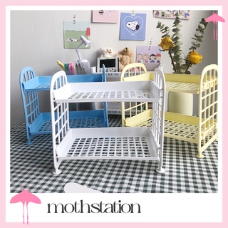 Kệ lắp ghép 2 tầng pastel xinh xắn