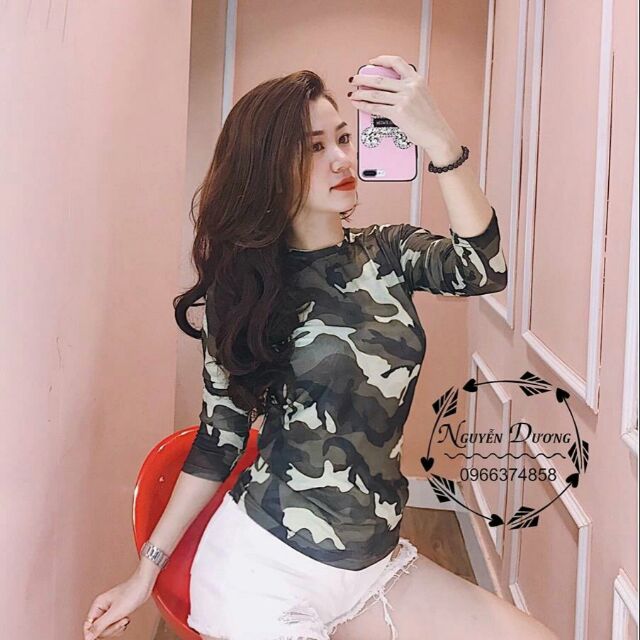 Sỉ= Lẻ. Áo phông dài màu bộ đội cực xinh nha