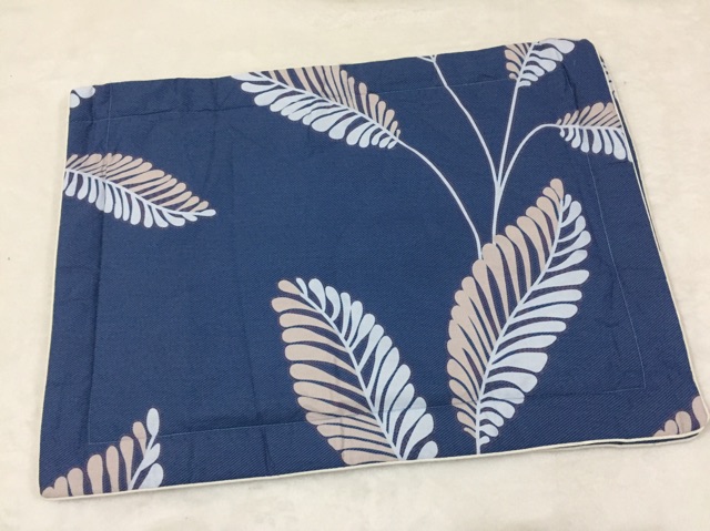 Vỏ Gối Cotton Mịn Mượt Mát 45 x 65cm có lót bông có khóa kéo, thấm hút mồ hôi tốt