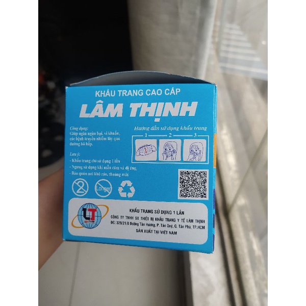 Hộp 50 chiếc khẩu trang y tế kháng khuẩn | BigBuy360 - bigbuy360.vn