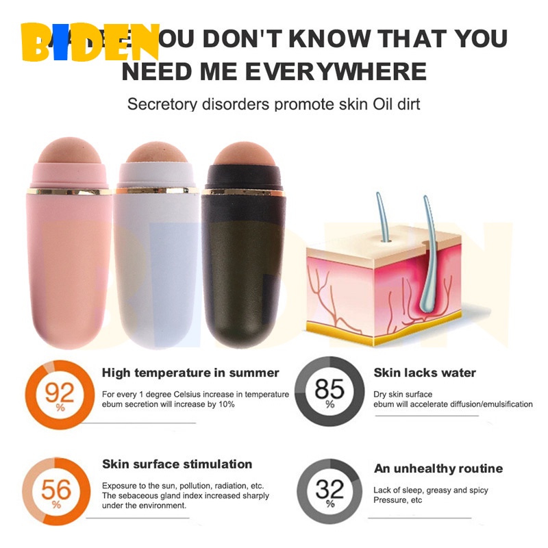 Cây Lăn Đá Núi Lửa Tự Nhiên Kiềm Dầu Chăm Sóc Da Mặt